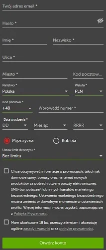 Bet Safe casino PL registration